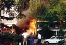 Brand Maria Roepaan juni 1996: vuur doet aanval op brandgang